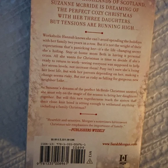 The Christmas Sisters Book by Sarah Morgan - Picture 4 of 4